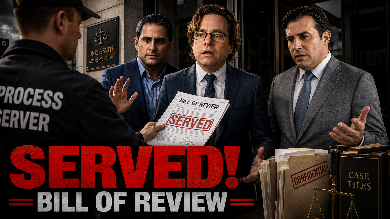 Attorneys Jorge Borunda, Nick Abaza, Michael Trevino get served the Bill of Review after avoiding service for 2 months; denying their former clients Caroline Allison and Rich Allison for rigging the arbitration